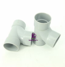 2PCS 2 Inch PVC Tee Pipe Fitting